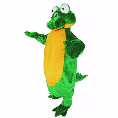 Promotion-Kostüm Big Krokodil Einheitsgröße Laufkostüm Maskottchen Walking Act 2 Promotion-Kostüm Big Krokodil Einheitsgröße Laufkostüm Maskottchen Walking Act 2