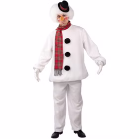 Schneemann Kostüm Mr. Frosty für Herren Gr. 50-60 weiß Winter Fasching Karneval Mottoparty Paarkostüm Weihnachten Schneemann Kostüm Mr. Frosty für Herren Gr. 50-60 weiß Winter Fasching Karneval Mottoparty Paarkostüm Weihnachten