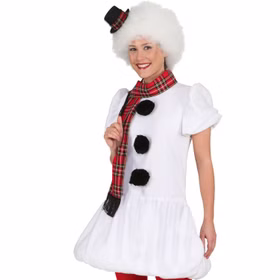 Schneefrau Kostüm für Damen Gr. 36-46 Kleid weiß Fasching Karneval Mottoparty Winter Weihnachtsfeier Schneefrau Kostüm für Damen Gr. 36-46 Kleid weiß Fasching Karneval Mottoparty Winter Weihnachtsfeier