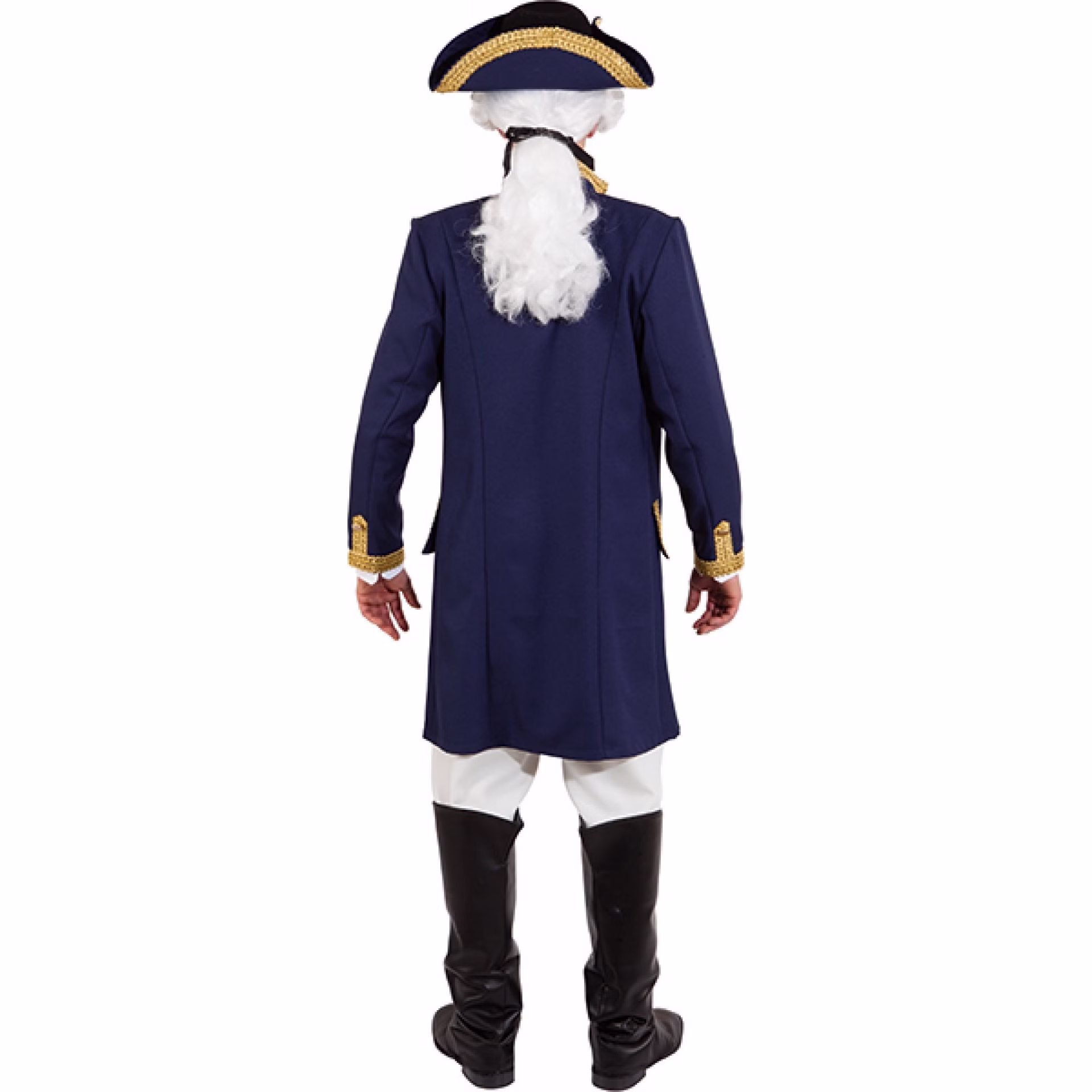 Barock Kostüm Baron Hans dunkelblauer Mantel de Luxe für Herren Gr. 46-50 historischer Gehrock Fasching Karneval Mottoparty Barock Kostüm Baron Hans dunkelblauer Mantel de Luxe für Herren Gr. 46-50 historischer Gehrock Fasching Karneval Mottoparty