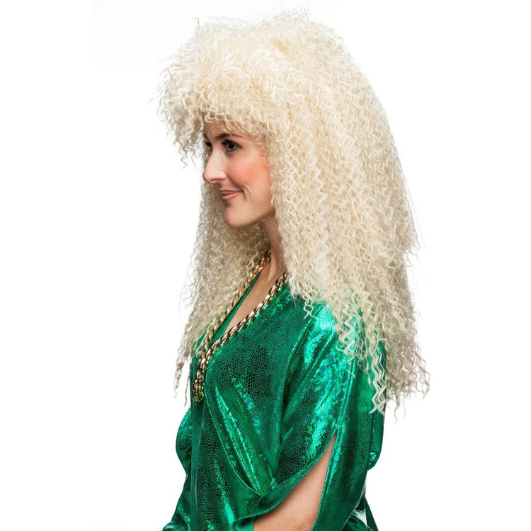 80er Perücke Bonnie blond gelockt 62 cm lang mit Dauerwelle & Pony für Damen 80er Perücke Bonnie blond gelockt 62 cm lang mit Dauerwelle & Pony für Damen Kostüm-Zubehör Fasching Karneval Mottoparty