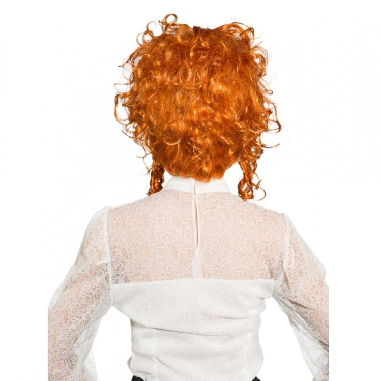 Perücke Barock Hofdame Lina Kupfer gelockt für Damen Hochsteckfrisur Locken kupfer Damen Perücke Fasching Adlige Steampunk