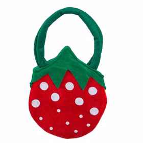 Tasche Erdbeere rot Früchtchen Obst Fasching Henkeltasche Karneval Tasche Erdbeere rot Früchtchen Obst Fasching Henkeltasche Karneval