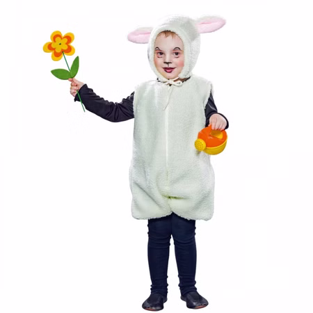 Schäfchen Kostüm Schaf Clara für Kinder Gr. 92-128 Tier Fasching Karneval Mottoparty Ostern Weihnachten Schäfchen Kostüm Schaf Clara für Kinder Gr. 92-128 Tier Fasching Karneval Mottoparty Ostern Weihnachten