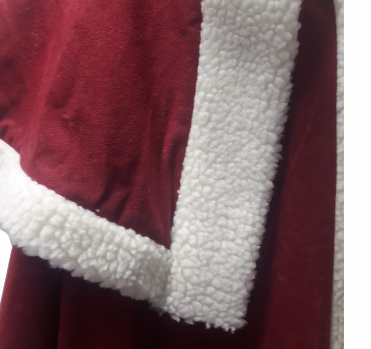 Hochwertiger Weihnachtsmann-Mantel mit Kapuze für Erwachsene Gr. M-XL weinrot Weihnachtsmann-Kostüm Nikolaus-Kostüm Fasching Karneval Mottoparty Weihnachten Weihnachtsmarkt Hochwertiger Weihnachtsmann-Mantel mit Kapuze für Erwachsene Gr. M-XL weinrot Weihnachtsmann-Kostüm Nikolaus-Kostüm Fasching Karneval Mottoparty Weihnachten Weihnachtsmarkt
