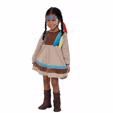 Indianer Kostüm Blaue Feder Manju für Kinder Gr. 86-98 Kleid Indigene Ureinwohner Indianerin Fasching Karneval Mottoparty Indianer Kostüm Blaue Feder Manju für Kinder Gr. 86-98 Kleid Indigene Ureinwohner Indianerin Fasching Karneval Mottoparty